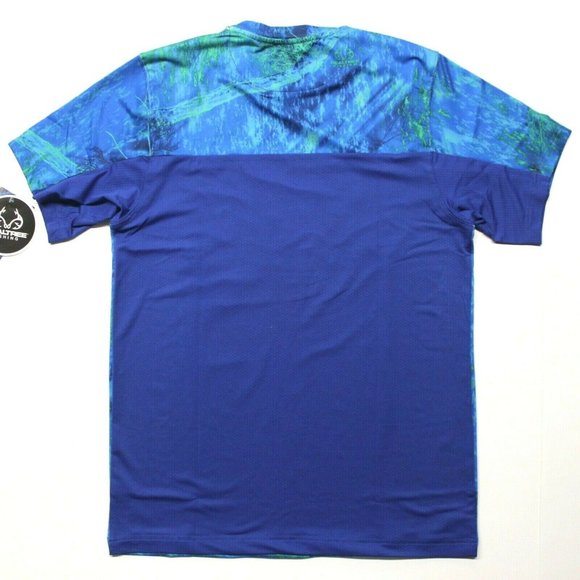 Realtree Fishing Logo Wind Performance Tee - M - Picture 3 of 4